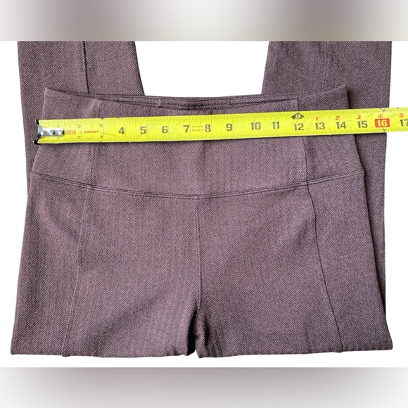 Athleta Delancey Herringbone Tight Leggings Brown Size M - Picture 7 of 13
